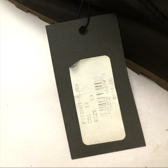 NWT John Varvatos Collection Les Low Black Trainer Sneakers Size 13 - Picture 15 of 16